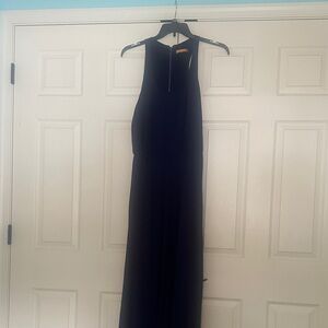 Alice + Olivia Royal Blue Zip-Up jumpsuit